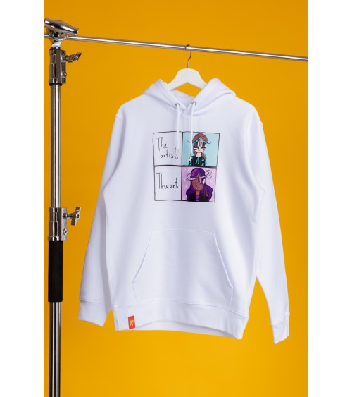 yellow artist hoodie